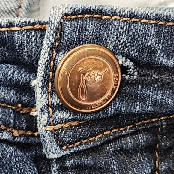 JMS just My Size Jeans Womens 22W Blue High Rise Bootcut Stretch Denim Casual - Picture 3 of 13